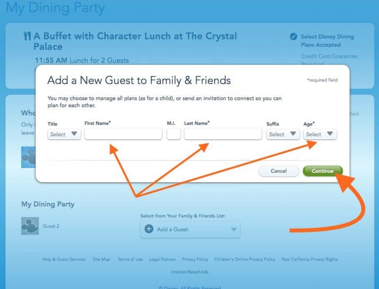 Disney World Dining Reservations A Step by Step Guide